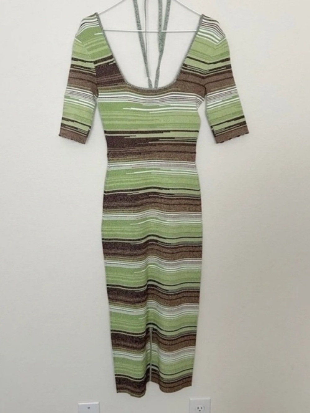 Veronica Beard Kante Knit Halter Midi Dress NWT - Picture 4 of 9